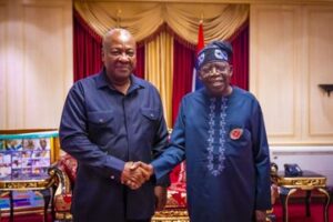 Tinubu Hosts Ghana's President-Elect John Mahama at Aso Rock